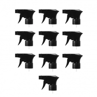 Gatilho Spray Rosca 28 Preto Borrifador - 10 Unidades