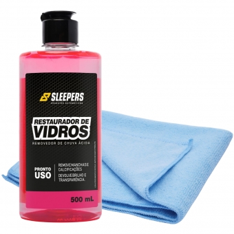 Kit Vidros Restaurador e Microfibra