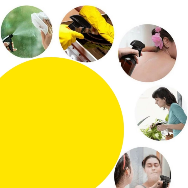 Gatilho Spray Rosca 28 Preto Borrifador - 2 Unidades