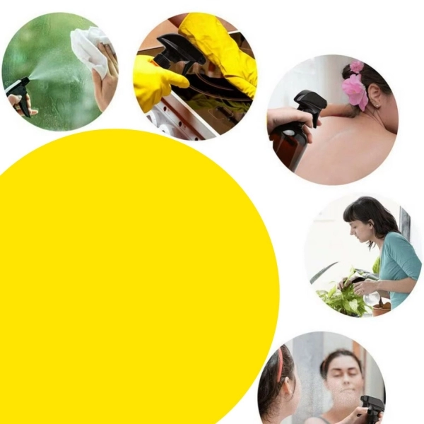 Gatilho Spray Rosca 28 Preto Borrifador - 1 Unidade