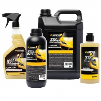Cera Automotiva Carnaúba Brilho Intenso Sleepers 5L